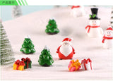 Christmas snowman viewing snow pot