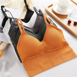 Seamless sports bra