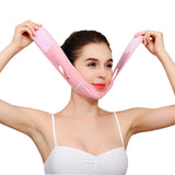 Female elastic face-lift bandage