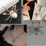 Couple Spider Brooch