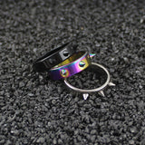 Self-defense wolf ring
