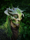 Green Elf Old Man Latex Mask