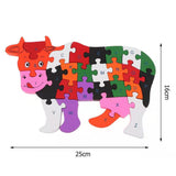 Wooden jigsaw puzzle