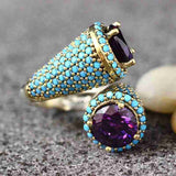 2021 Crystal Zircon Ring