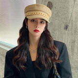 British chain navy hat