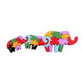 Dog wooden puzzle toy