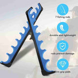 New 8-10 hole fishing rod holder