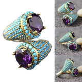 2021 Crystal Zircon Ring