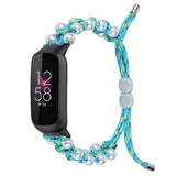 New braided pearl watch wristband