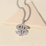 Rhinestone personality necklace