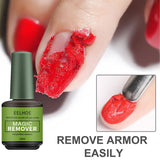 Gel nail makeup remover