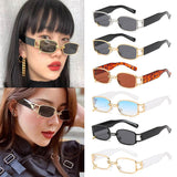 Retro metal ring sunglasses