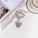 Hollow metal hair claw