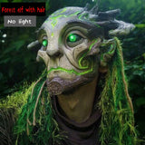 Green Elf Old Man Latex Mask