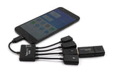 3-in-1 Micro USB male to USB