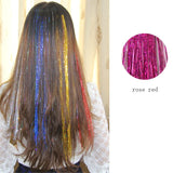 Ladies Shiny Hair Metal Wire