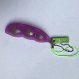 New transparent pea keychain