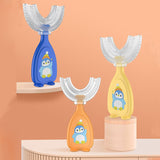 Children U-shaped silicone toothbrush