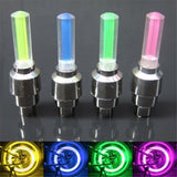 Bicycle valve cap light