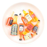 Mini wine bottle decoration