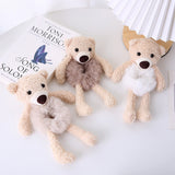 Plush bear elastic hair rope