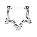 Skull stainless steel nose ring