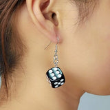 Creative 3D Dice Earrings