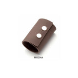 PU leather tie hair ring