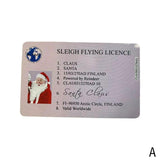 Creative Santa Flying License