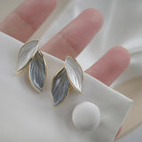 New leaf earrings