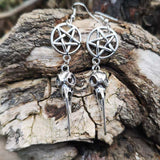 Girl alloy earrings