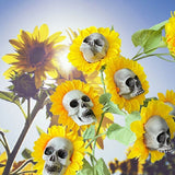 Sunflower skull decoration