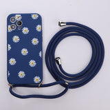 Lanyard flower iPhone case