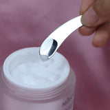 Metalen gezichtsmasker crème lepel stick