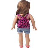 Girl doll backpack toy