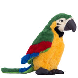 Simulation plush parrot bird