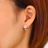 New human bone earrings