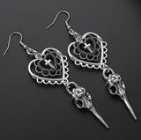 Girl alloy earrings