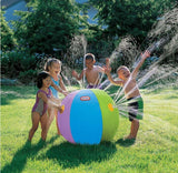 Inflatable water jet ball