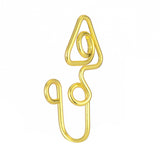 Non-perforated false nose ring