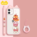 iPhone cartoon mobile phone case