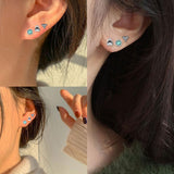Blue Shark Earring Set