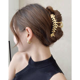 Girl fish bone hairpin