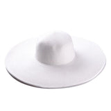 Summer plain straw hat ladies