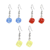 Creative 3D Dice Earrings