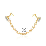 Double nose perforated nose chain