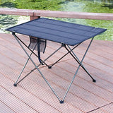 New portable folding table