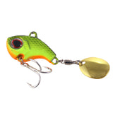 Metal rotating vibe bait