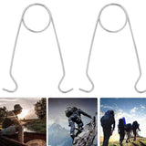 Camping water bottle hook