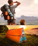 Aluminum foil hot space sleeping bag